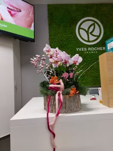 Greenplex květiny na recepci